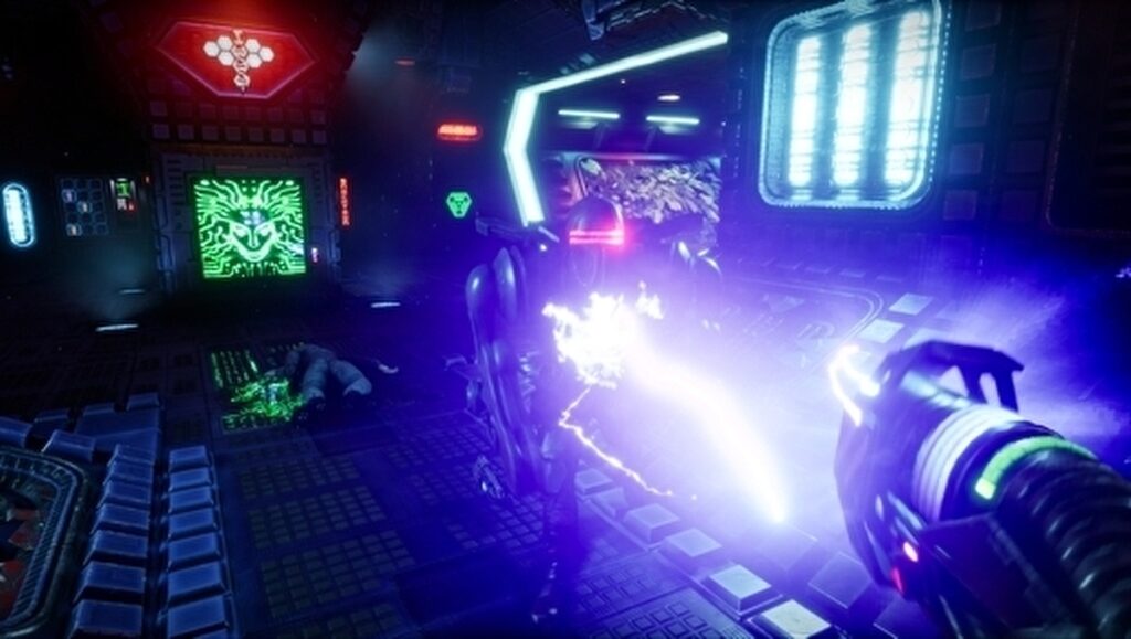 Fragment rozgrywki z System Shock