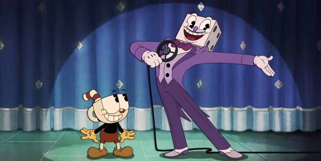 Cuphead i King Dice w serialu The Cuphead Show!