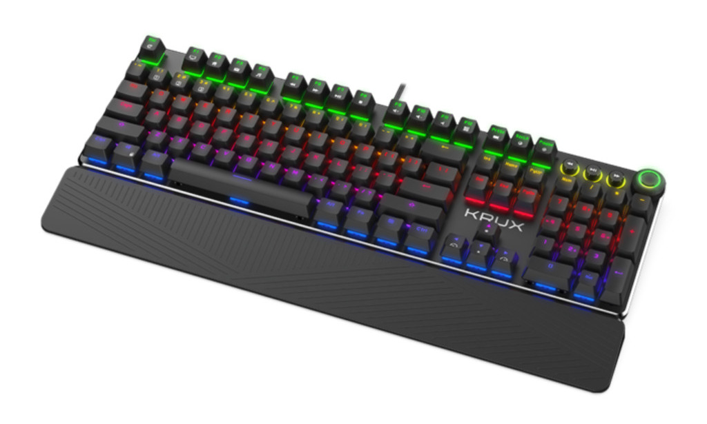 KRUX Crato PRO RGB - wygląd klawiatury mechanicznej