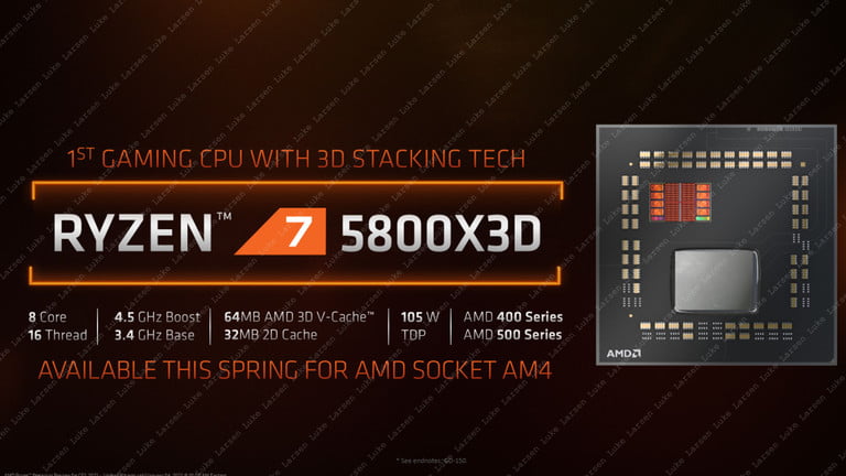 AMD CES 2022 Ryzen 7 5800X3D