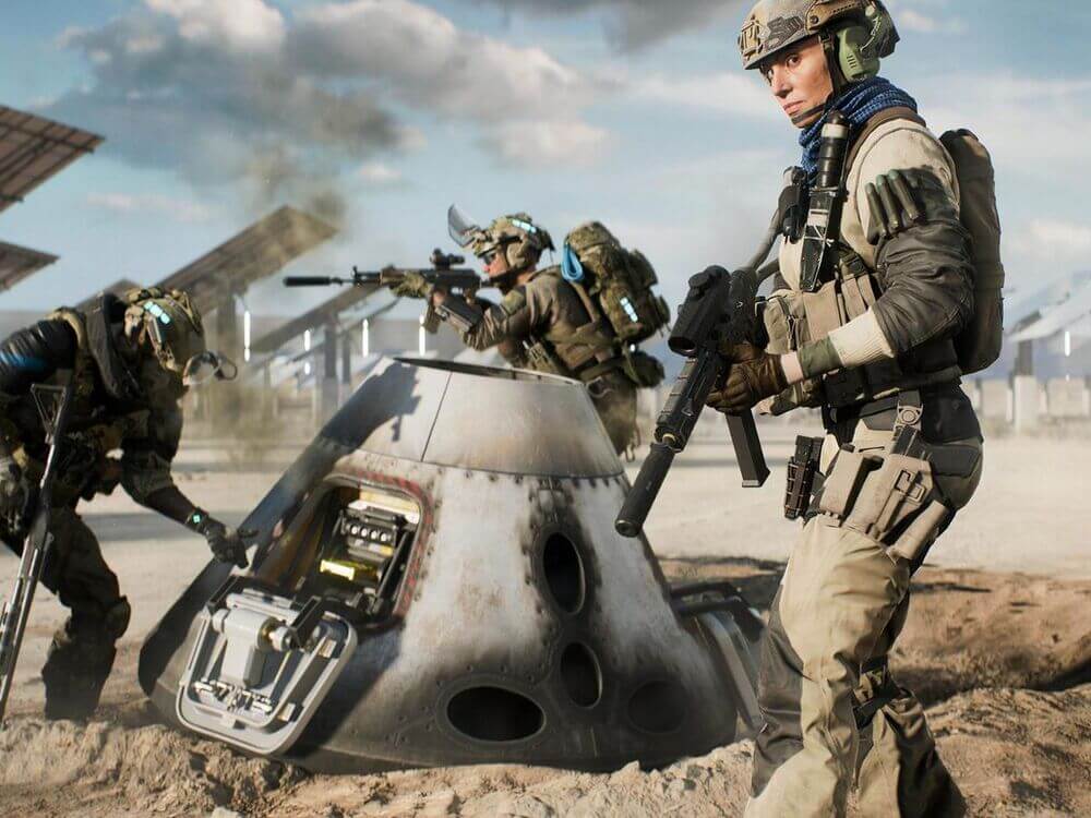 Grafika promocyjna Battlefield 2042.