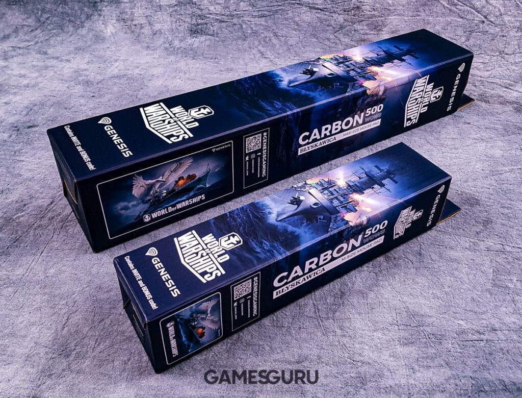 Opakowania podkładek Genesis Carbon 500 WOWS Błyskawica