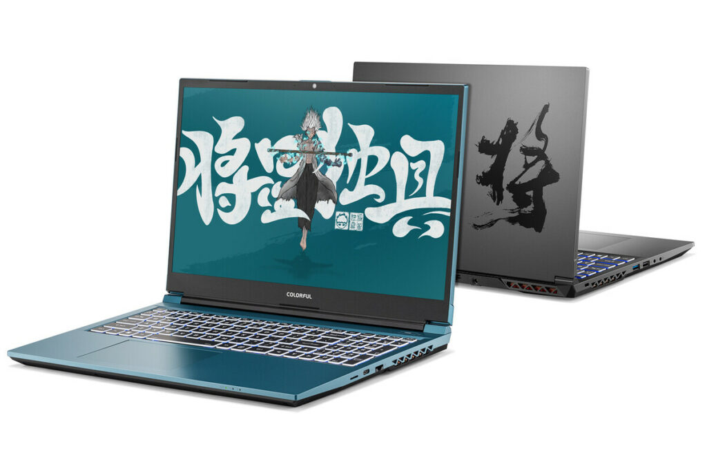 Wygląd laptopa Colorful X15 XS