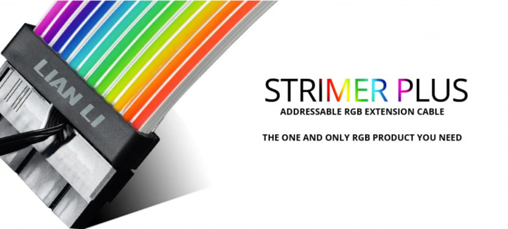 Przewody z podświetleniem RGB - Strimer Plus V2