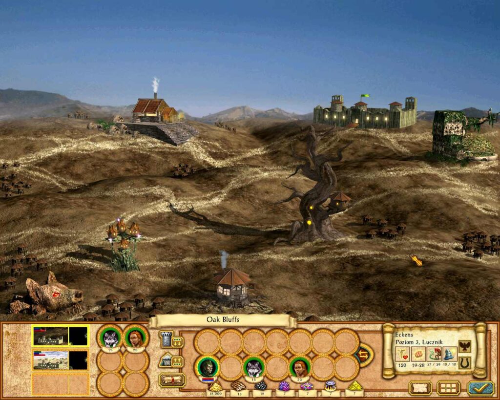 Screen z gry Heroes of Might and Magic IV