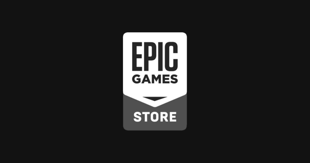 Grafika przedstawiająca logo sklepu Epic Games Store