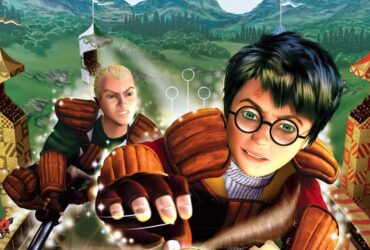 Grafika promująca grę Harry Potter: Quidditch World Cup
