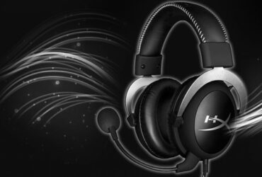 Słuchawki HyperX CloudX Headset XBOX na czarnym tle