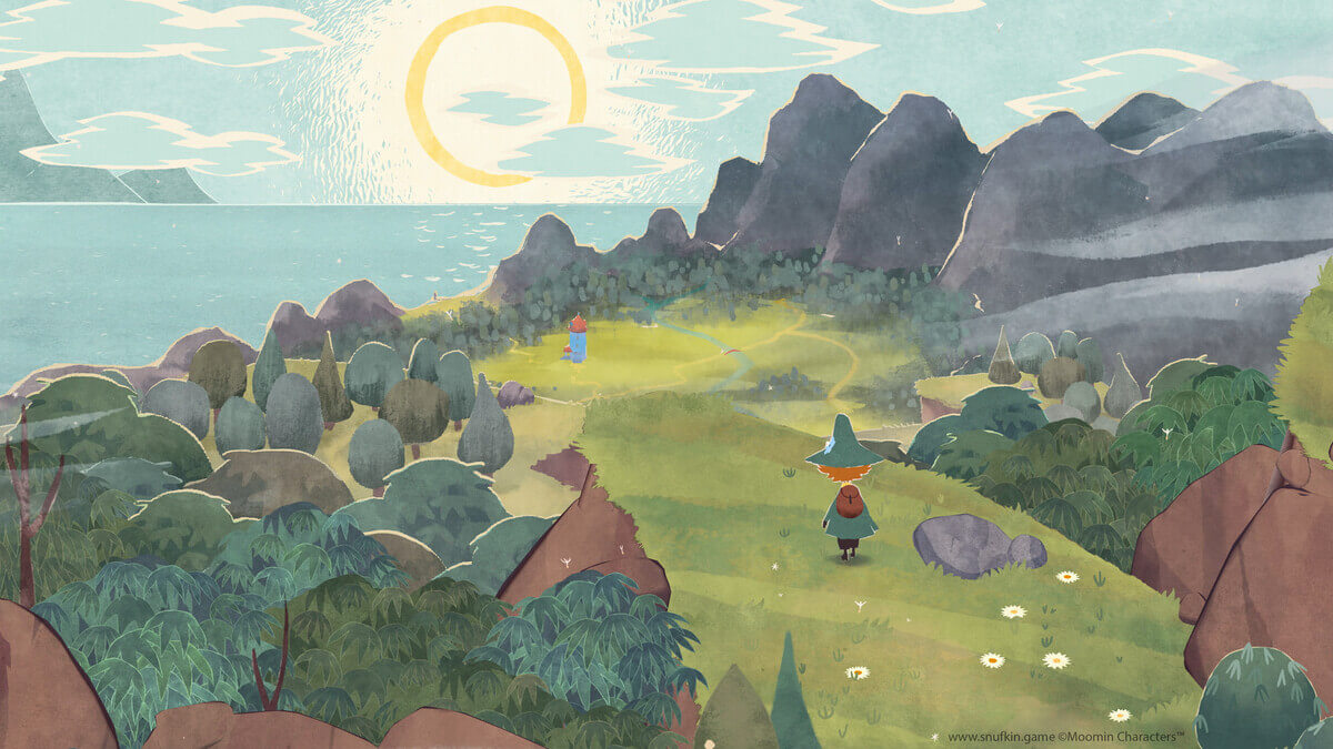 Lokacja z gry Snufkin: Melody of Moominvalley