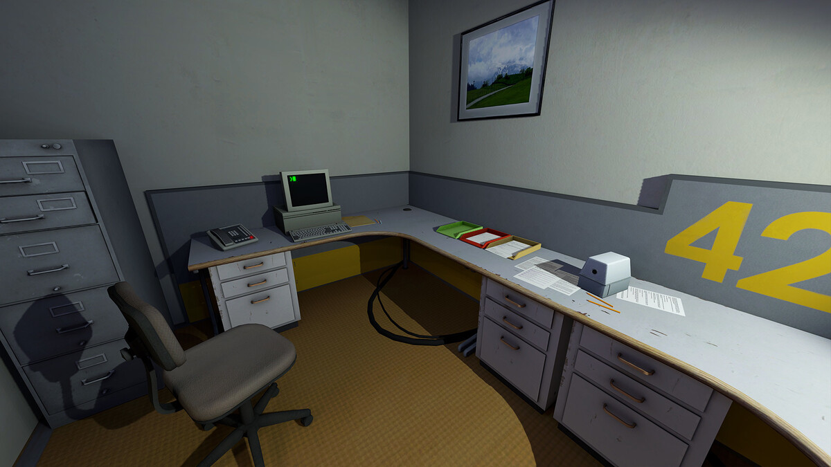 Biuro z The Stanley Parable: Ultra Deluxe