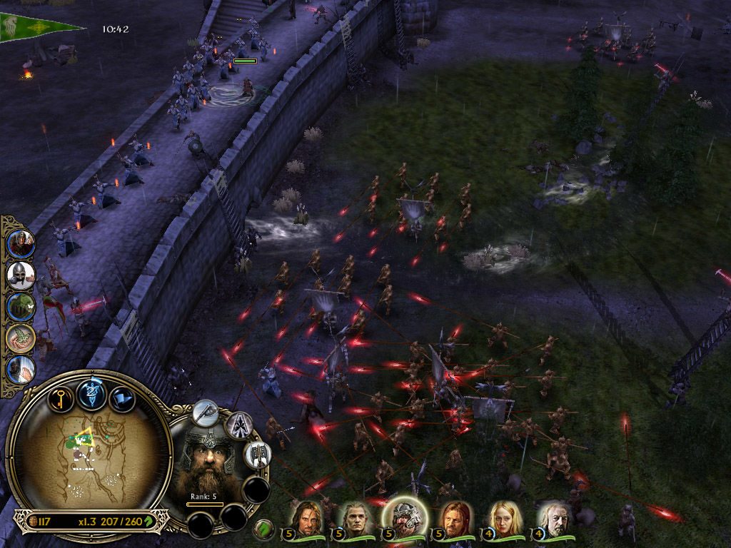 Screen z gry Władca Pierścieni: Bitwa o Śródziemie
