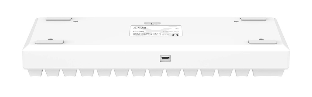 Spód i górny panel ze złączem USB-C w klawiaturze
