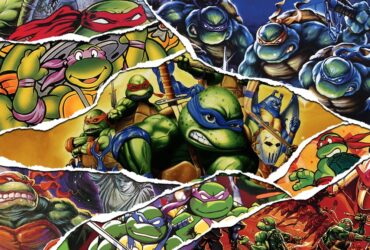 Grafika przedstawiająca przekrój starszych wcieleń żółwi ninja