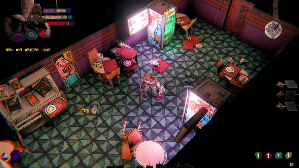 Lokacja z gry Paper Cut Mansion