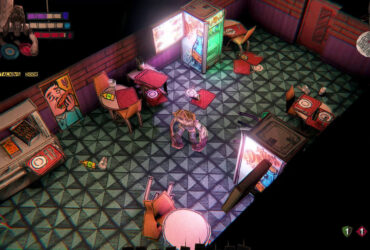 Lokacja z gry Paper Cut Mansion