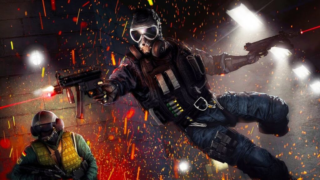 Grafika przedstawiająca Smoke'a z serii Rainbow Six
