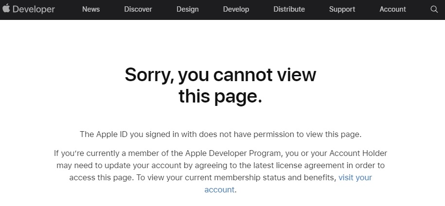 Ograniczony dostęp do aplikacji z miękkim startem - Apple Developer Program
