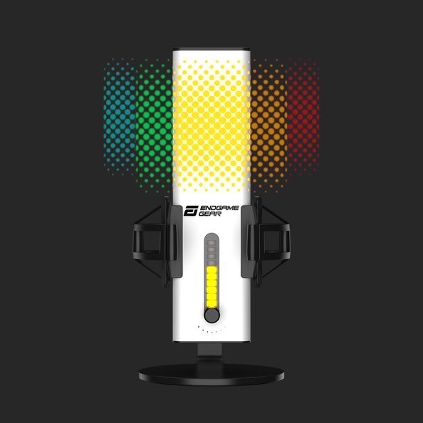 Mikrofon Endgame Gear XSTRM w białym kolorze