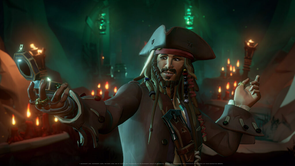 Jack Sparrow w Sea of Thievs