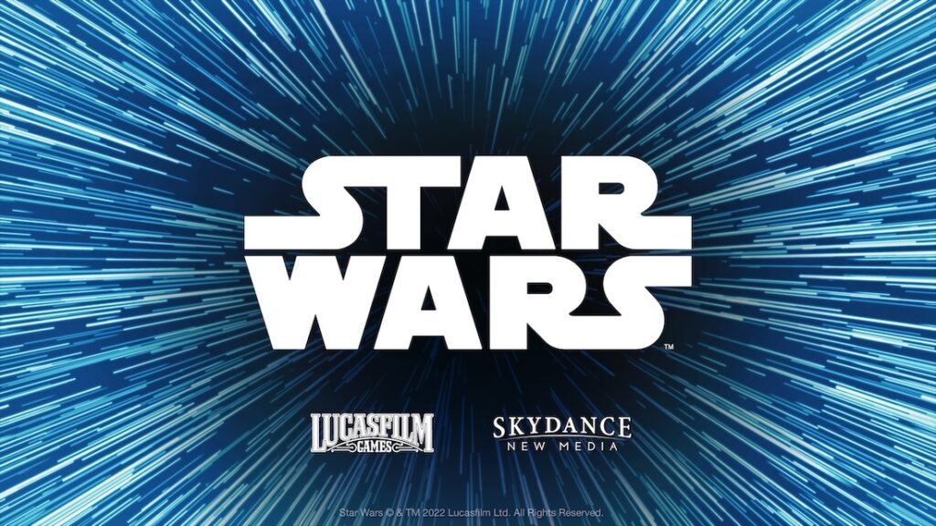 Logotypy: Star Wars, LucasFilm Games, Skydance New Media