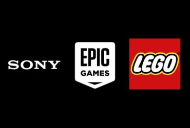 Logotypy firm: Sony, Epic Games, Lego