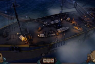 Pokład statku w grze Frigato: Shadows of the Caribbean