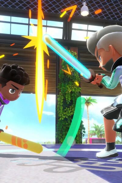 Recenzja Nintendo Switch Sports - awatary walczące na miecze