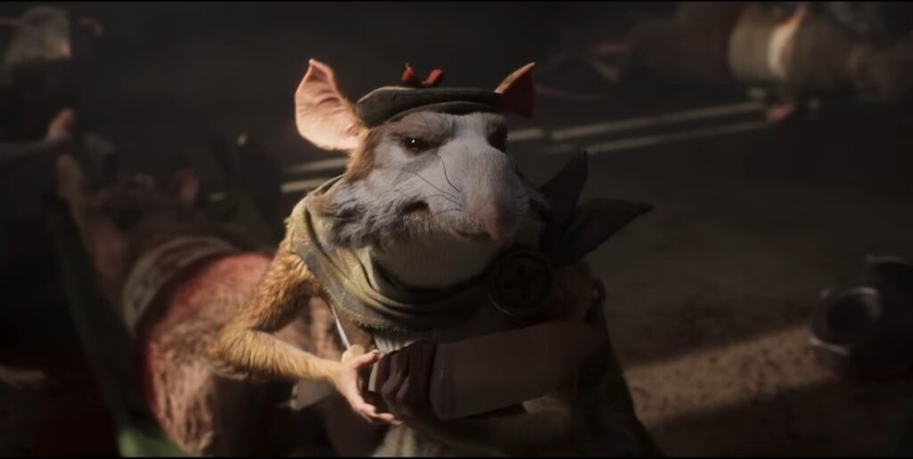 Szczur z animacji Szczury Masona