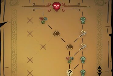 Mapa z gry Curse of the Dead Gods