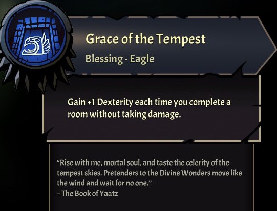 Grace of the Tempest, umiejętność z Curse of the Dead Gods