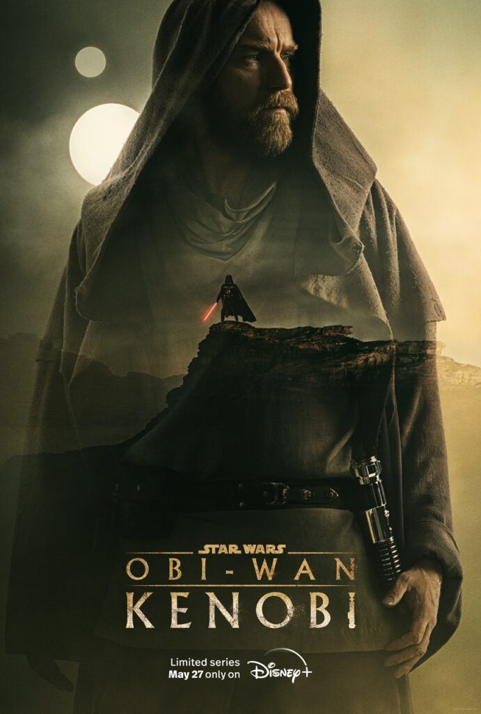 Ewan McGregor jako Obi-Wan Kenobi na plakacie serialu