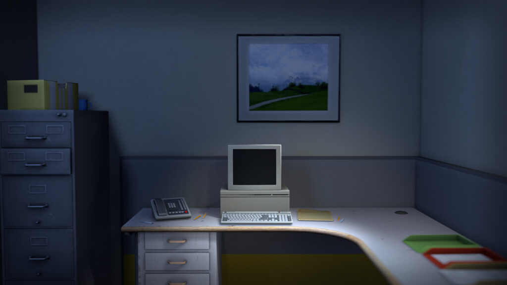 Lokacja z gry The Stanley Parable