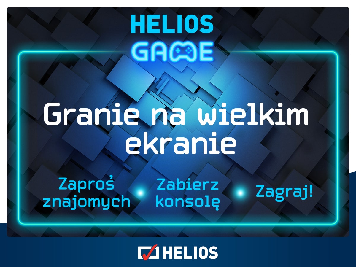 Grafika promocyjna programu Helios Game - Granie na ekranie