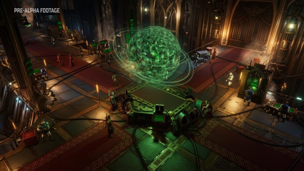 Kadr z wersji pre-alpha gry Warhammer 40,000: Rogue Trader