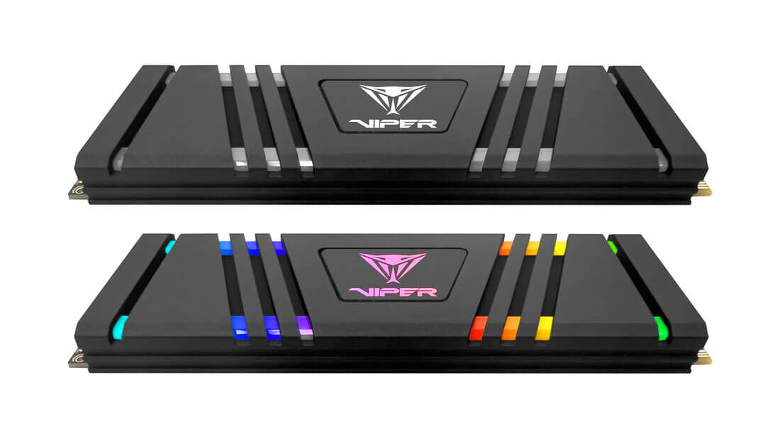 Patriot Viper VPR400 - prezentacja dysków oraz podświetlenia RGB