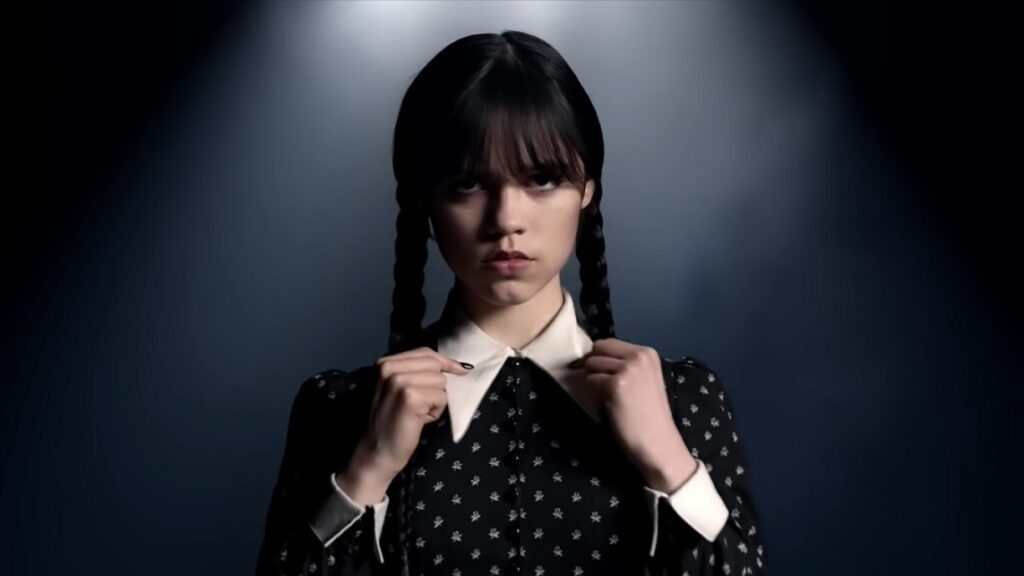 Jenna Ortega jako Wednesday Addams