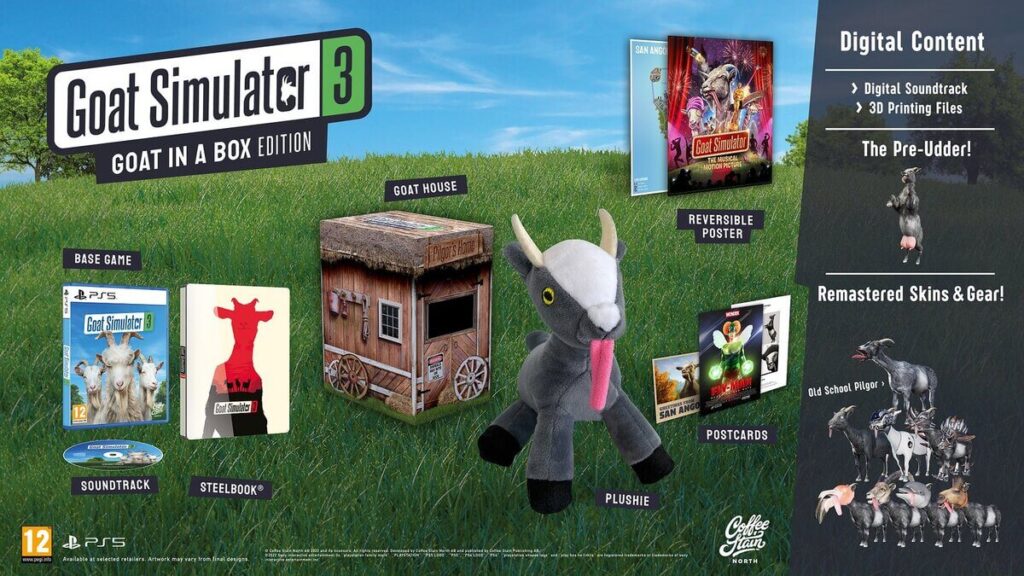 Zawartość edycji Goat in a Box do Goat Simulator 3