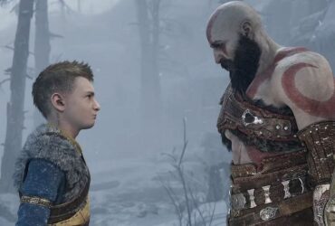 Kratos i Atreus w God of War Ragnarök