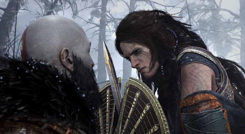 Kratos i Freya z trailera gry God of War: Ragnarok
