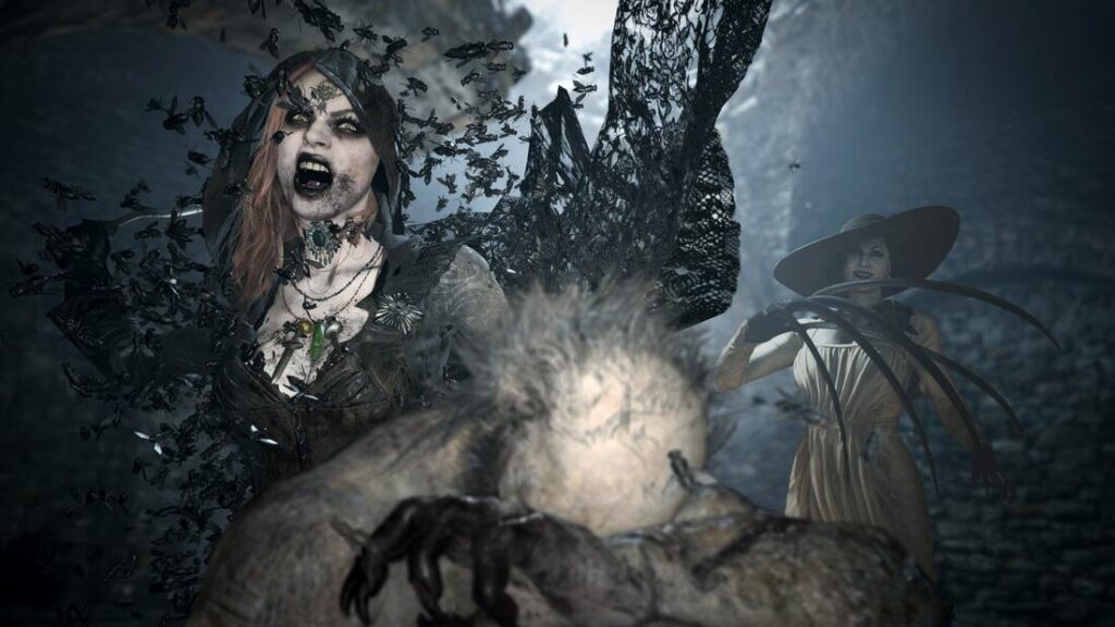 Lady Dimitrescu i jej córka w trybie Mercenaries w Resident Evil Village: Gold Edition