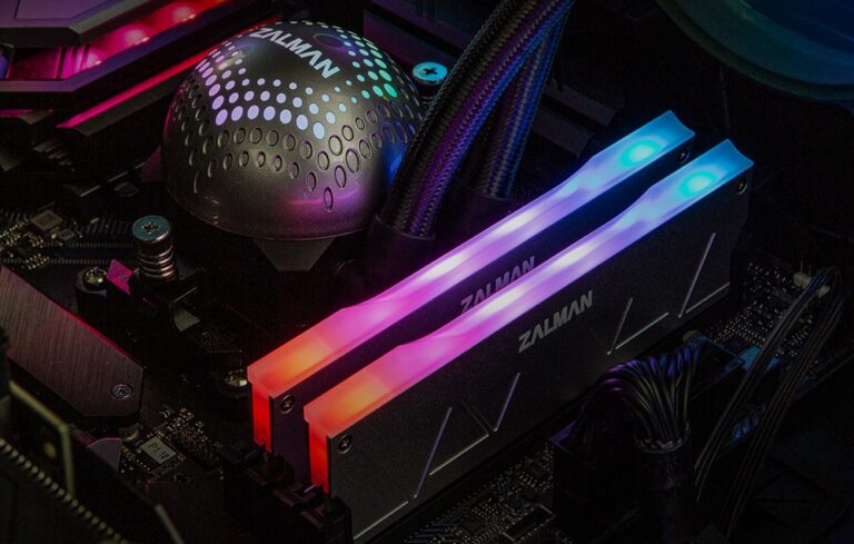Radiator dla RAM z podświetleniem RGB Zalman ZM-MH10