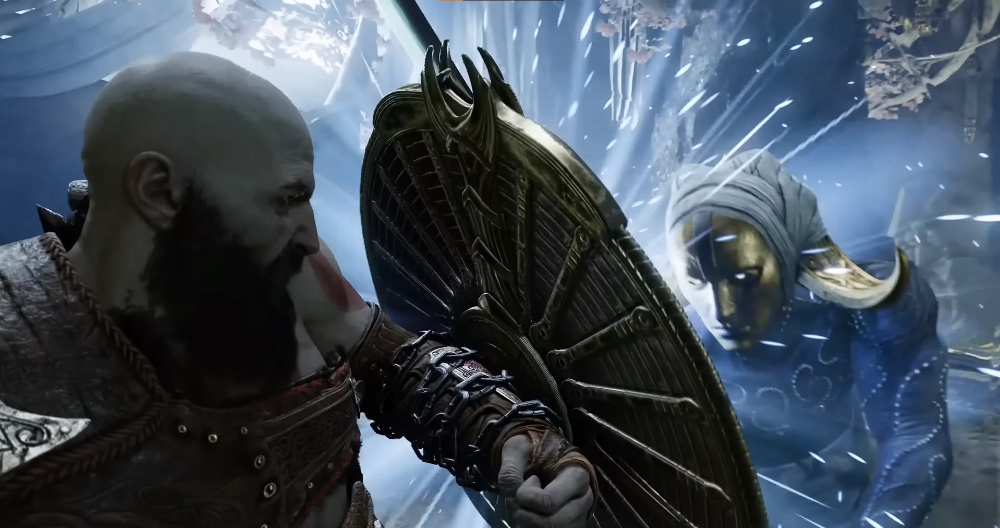 Kratos podczas walki