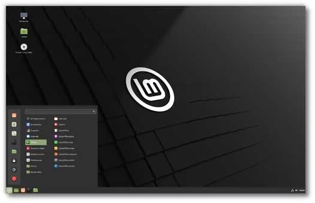 Interfejs Linux Mint 21