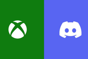 Na zielonym tle logo Xbox, obok na niebieskim tle logo Discord