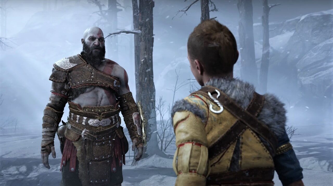 Kratos i Atreus z gry God of War Ragnarok