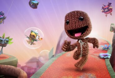 Sackboy biegnie