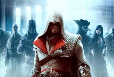 Ezio i postacie z trybu online z gry Assassin's Creed Brotherhood