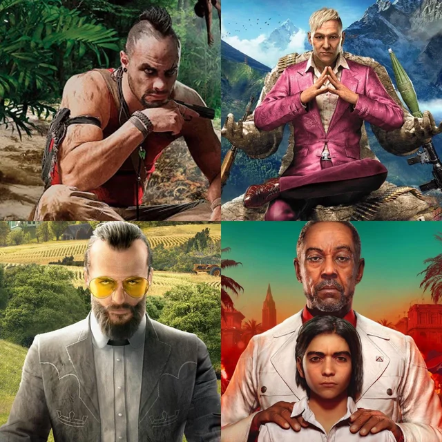 Czwórka antagonistów serii Far Cry