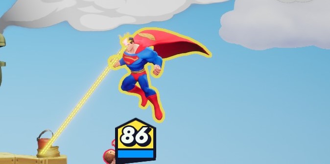 MultiVersus Superman i dolny ruch specjalny