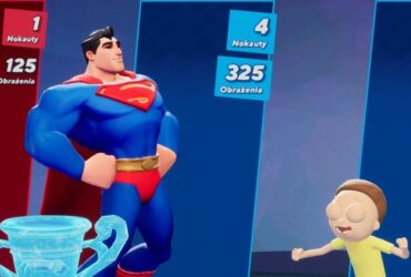 MultiVersus Superman i poza po zwycięstwie